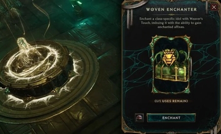 last epoch woven enchanter using for idol enchanting